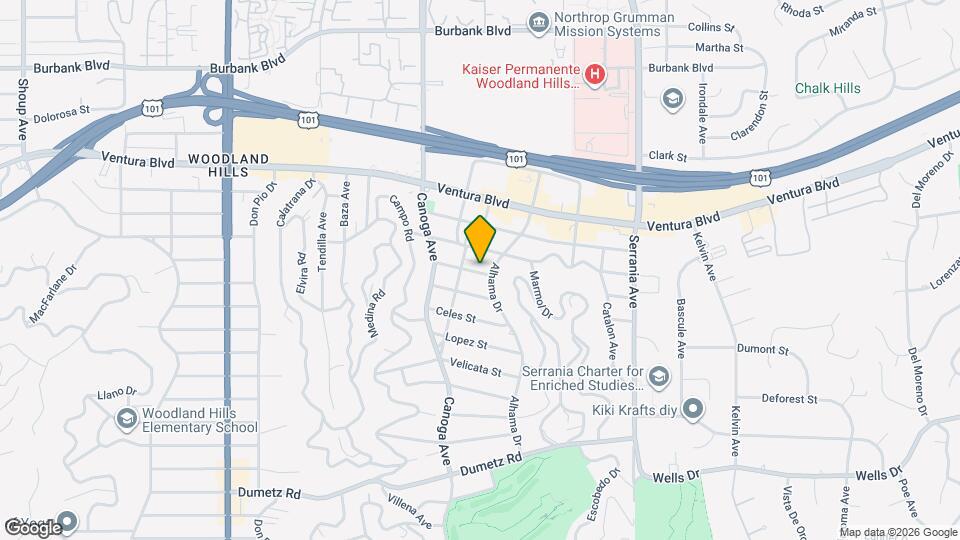 21217 De la Guerra St, Unit A Map and Location Details