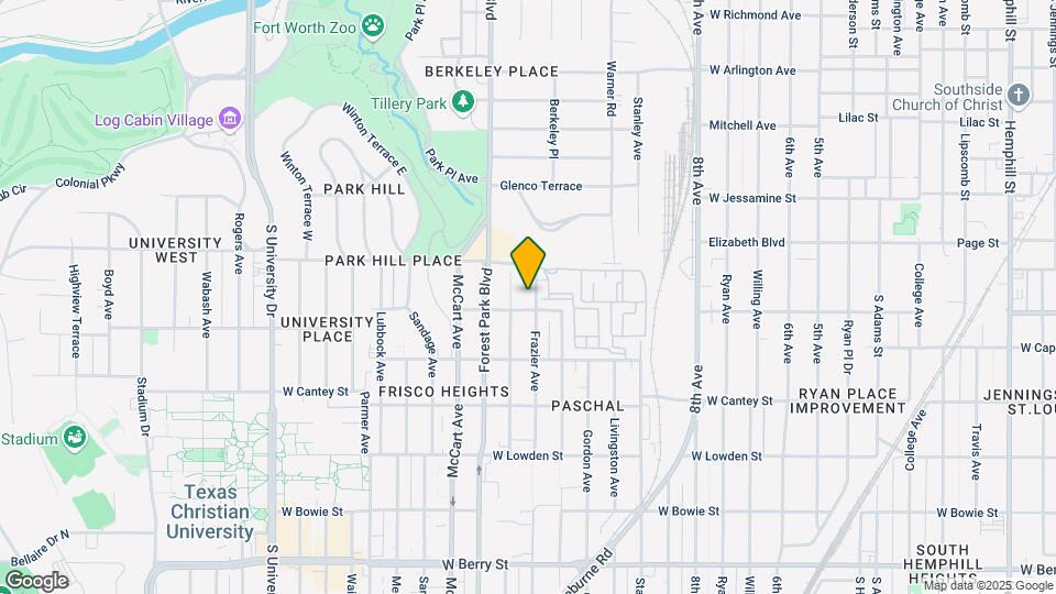 2528 Frazier Ave Map and Location Details