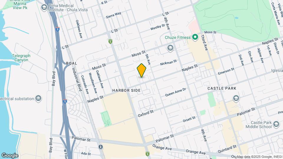 540 Naples St Map and Location Details