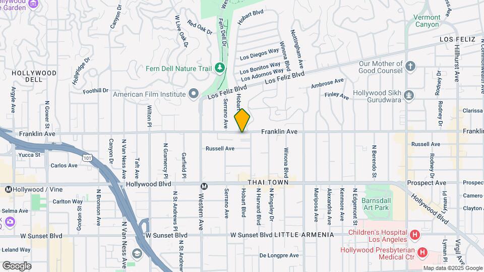 5322 Franklin Ave Map and Location Details