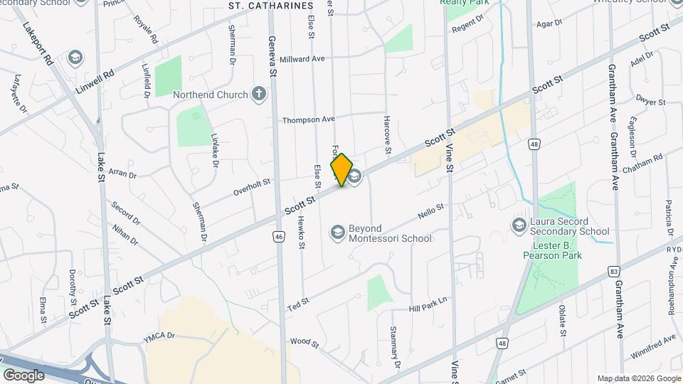 288 Scott St Map and Location Details