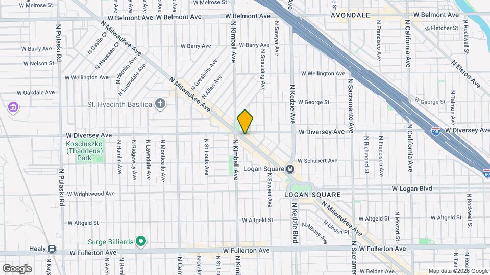 2783 N Milwaukee Ave, Unit 3 Map and Location Details