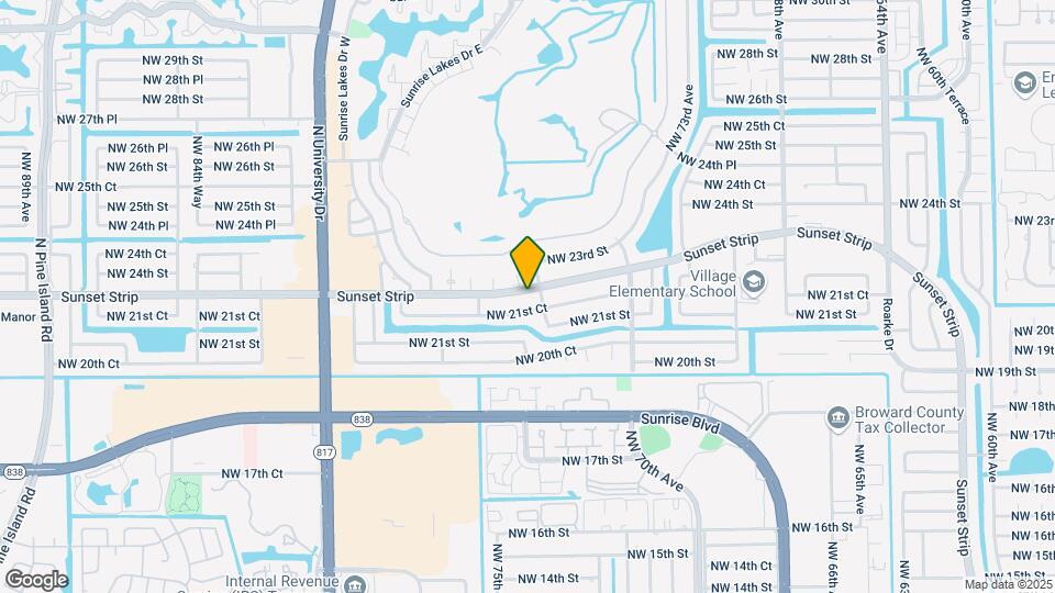 7750 Sunset Strip Map and Location Details