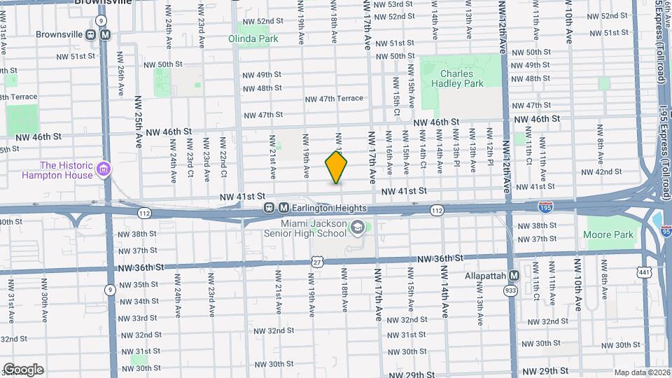 4112 NW 18th Ave Map and Location Details