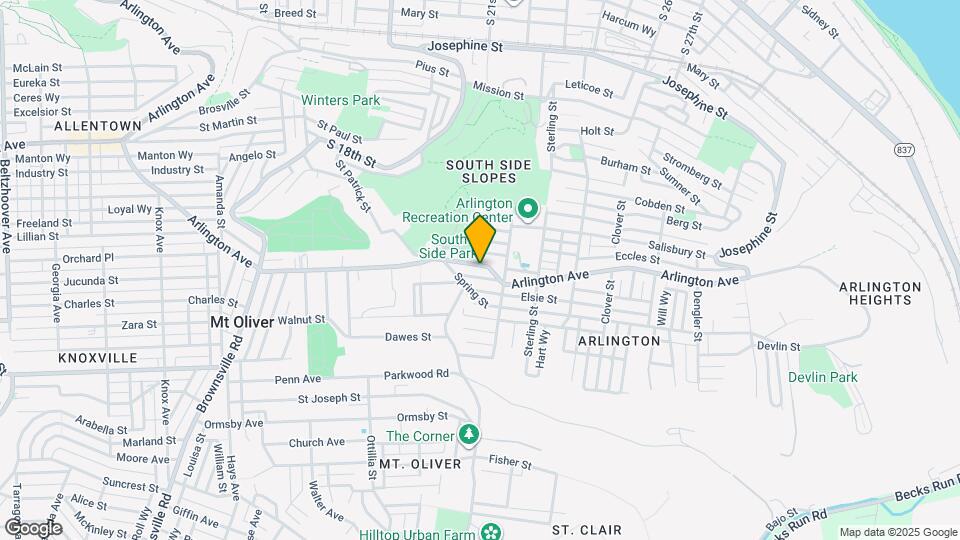 2106 Arlington Ave Map and Location Details