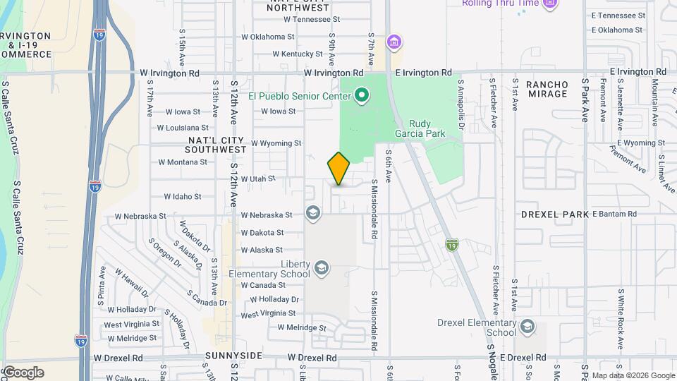 201 W Borrego St Map and Location Details