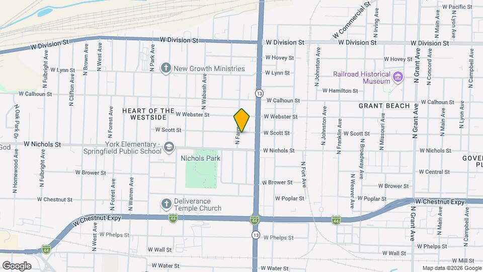 1634 W Scott St Mapa y Detalles de la Ubicación
