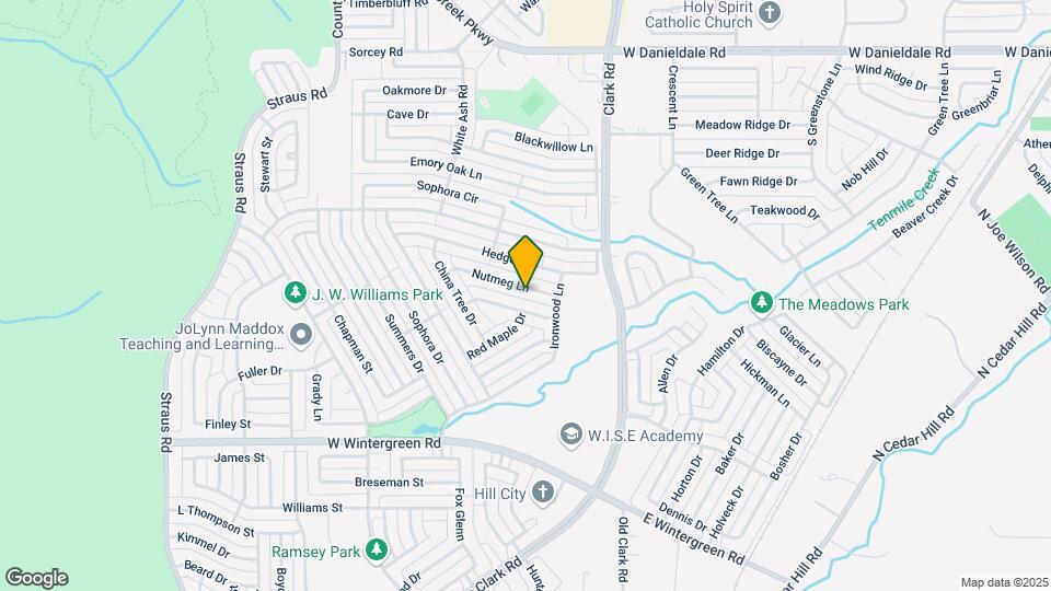 7124 Nutmeg Ln Map and Location Details