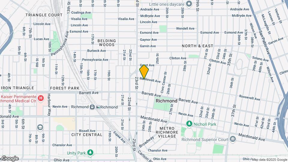 565 Hayes St Map and Location Details