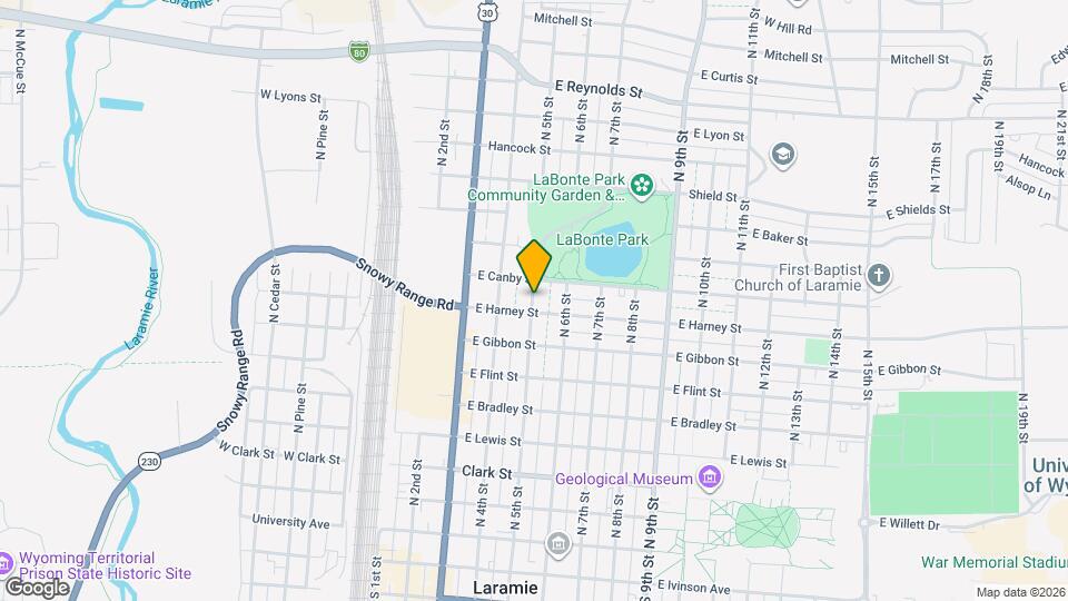 864 N 5th St Map and Location Details