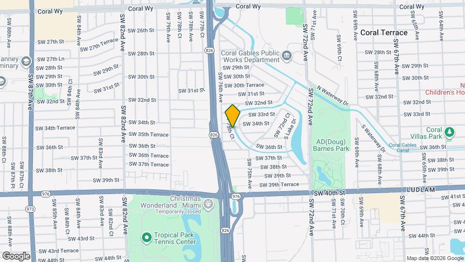 3455 SW 75th Ct Map and Location Details