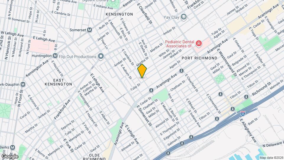 2266 E Cambria St Map and Location Details