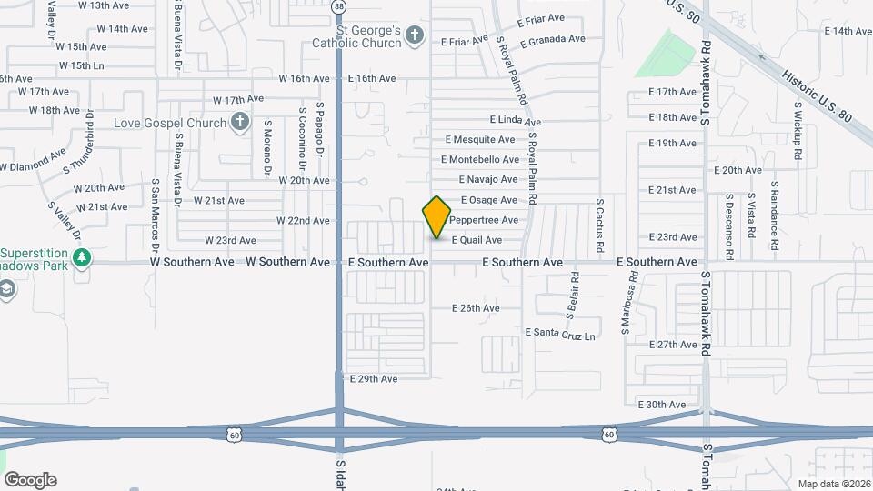 403 E Quail Ave Map and Location Details