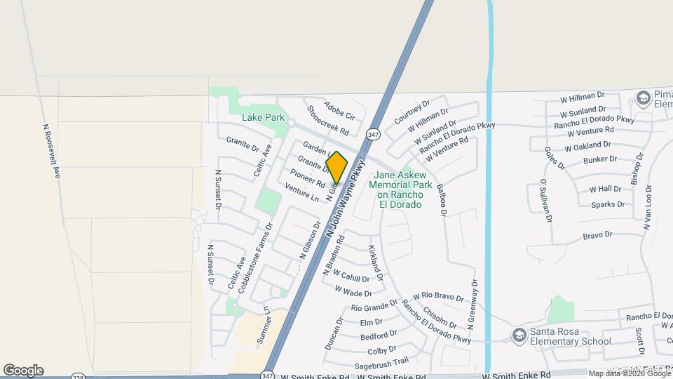 22257 N Gibson Dr Map and Location Details