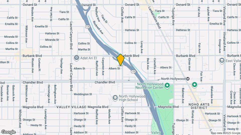 11705 Albers St Map and Location Details
