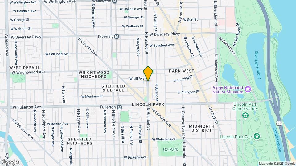 2513 N Halsted St Map and Location Details