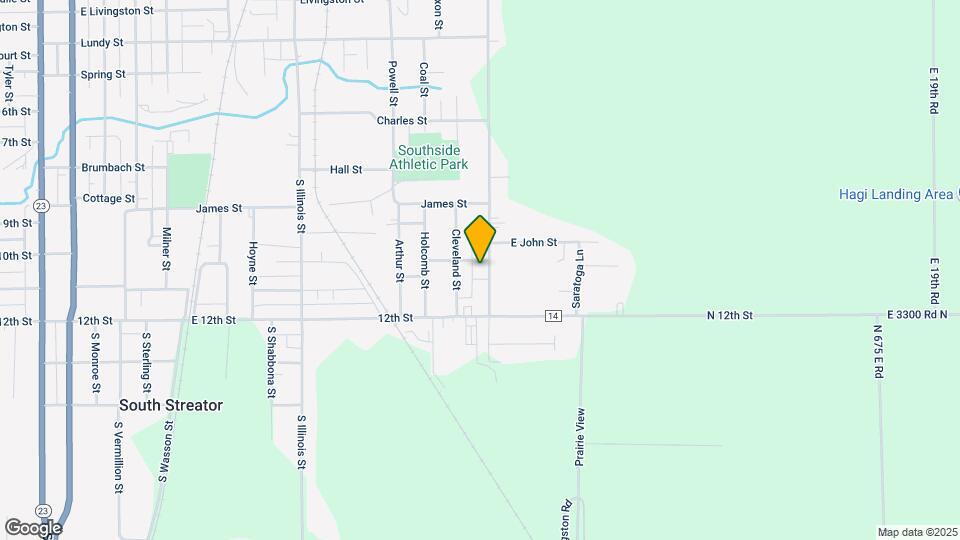 1114 S Otter Creek St Map and Location Details