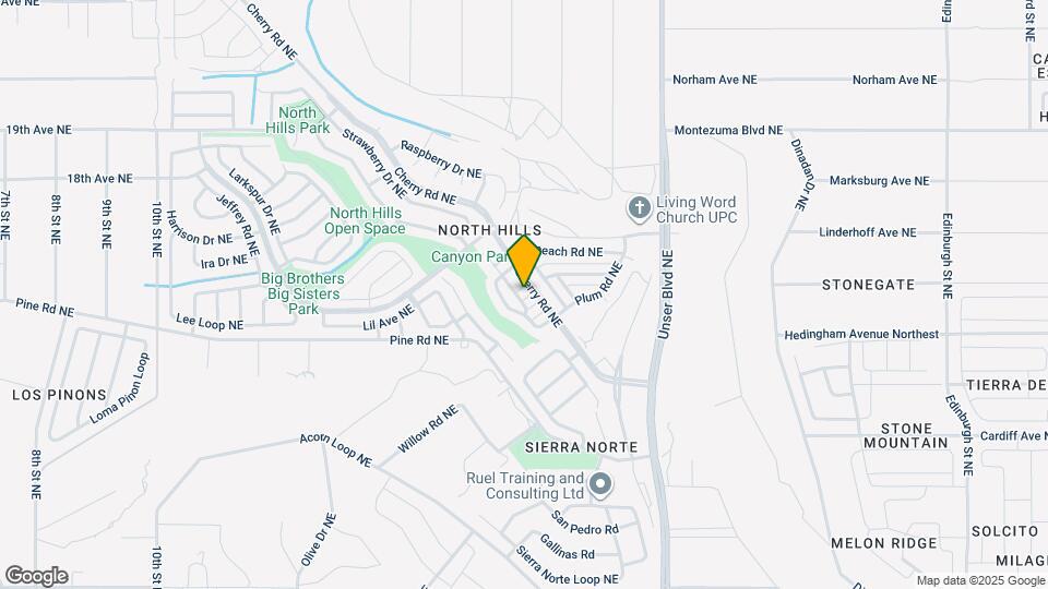 1704 Parkview Way NE Map and Location Details
