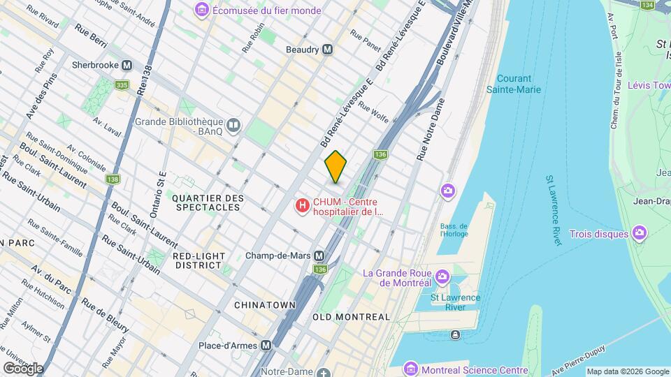 1023 Berri Map and Location Details