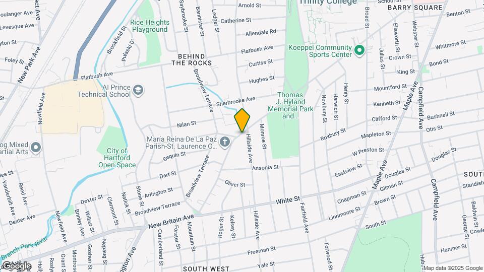 449 New Britain Ave Map and Location Details