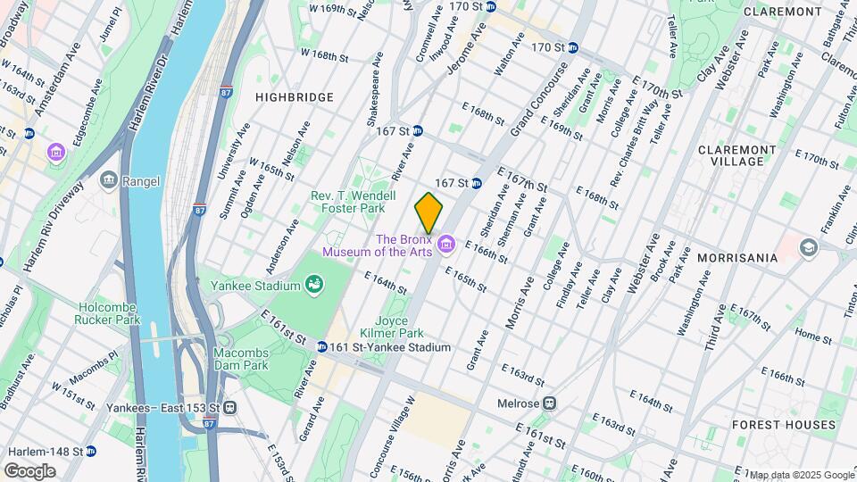 1055 Grand Concourse Map and Location Details