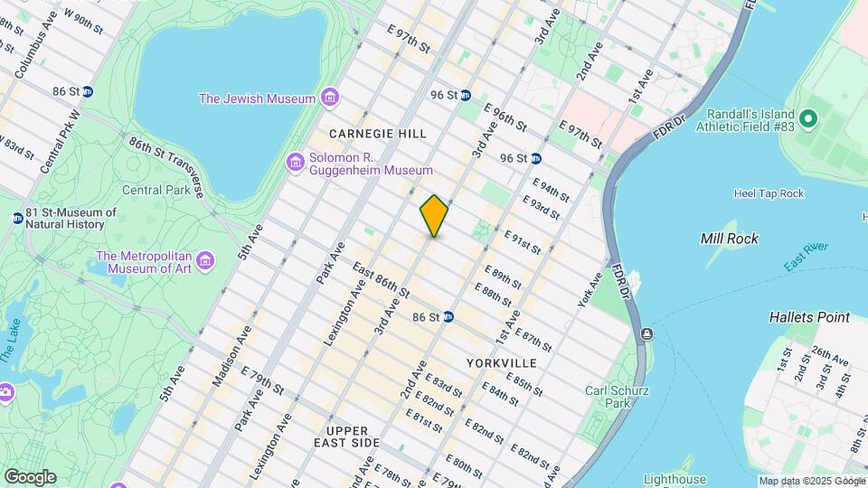 200 E 89th St-Unit -20A Map and Location Details