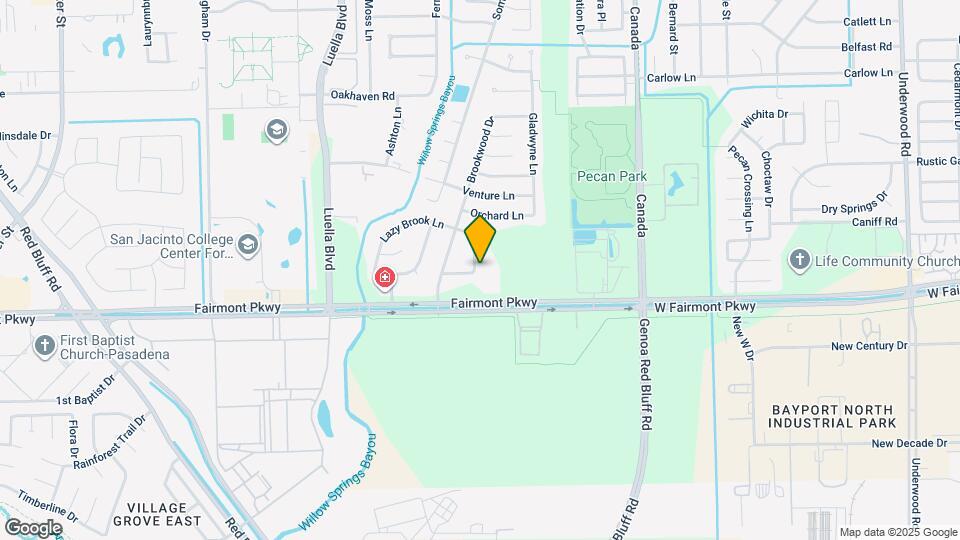3835 Brookwind Dr Map and Location Details