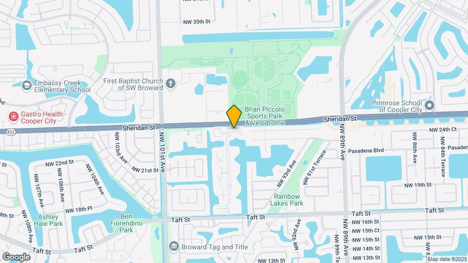 2091 NW 96th Terrace Map and Location Details