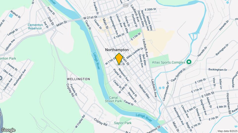 1639 Newport Ave Map and Location Details