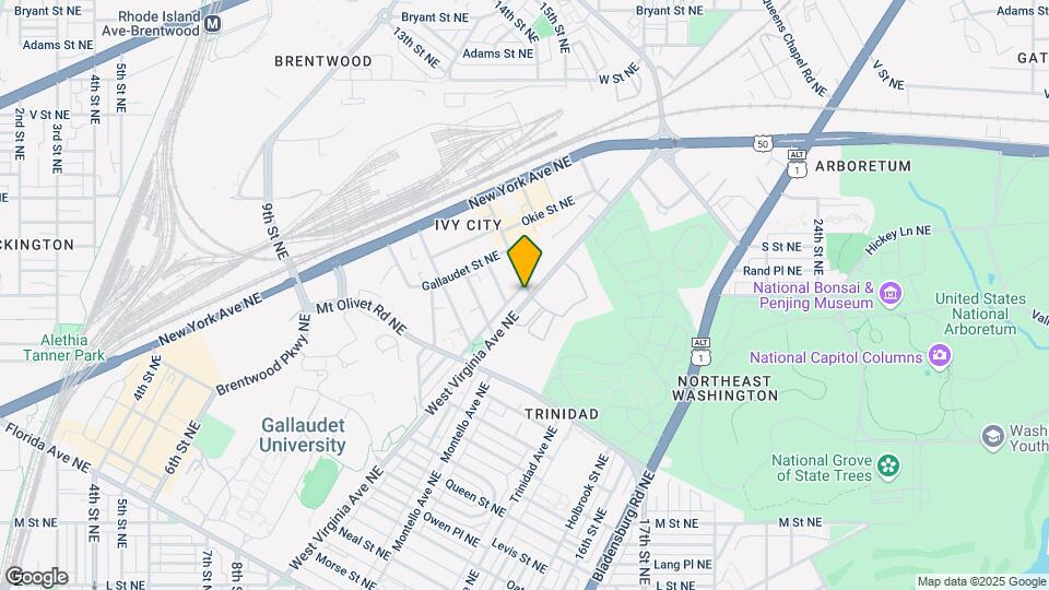 1958 W Virginia Ave NE, Unit 1 Map and Location Details
