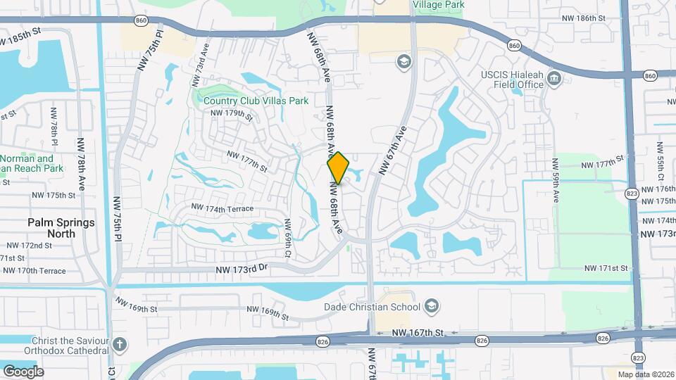 17550 NW 67th Pl Map and Location Details