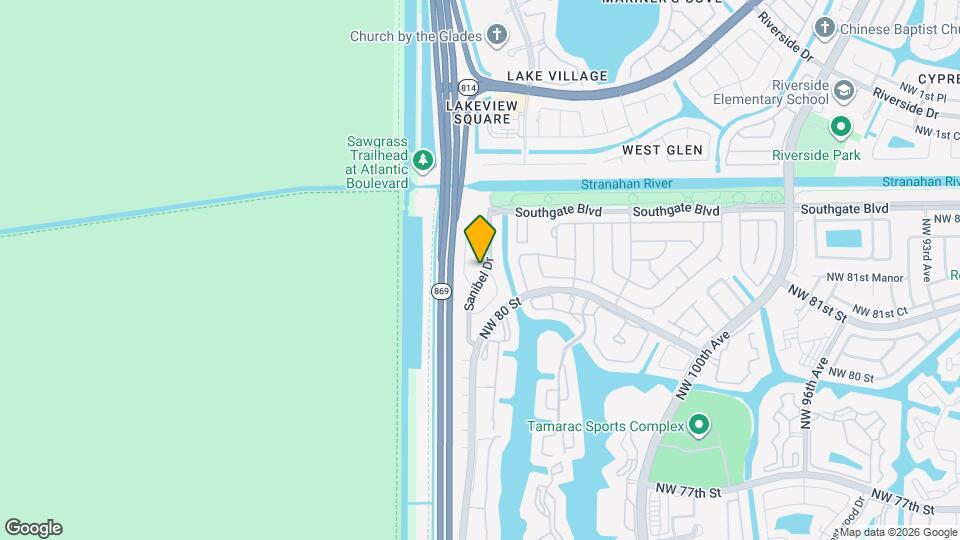 7909 Sanibel Dr Mapa y Detalles de la Ubicación