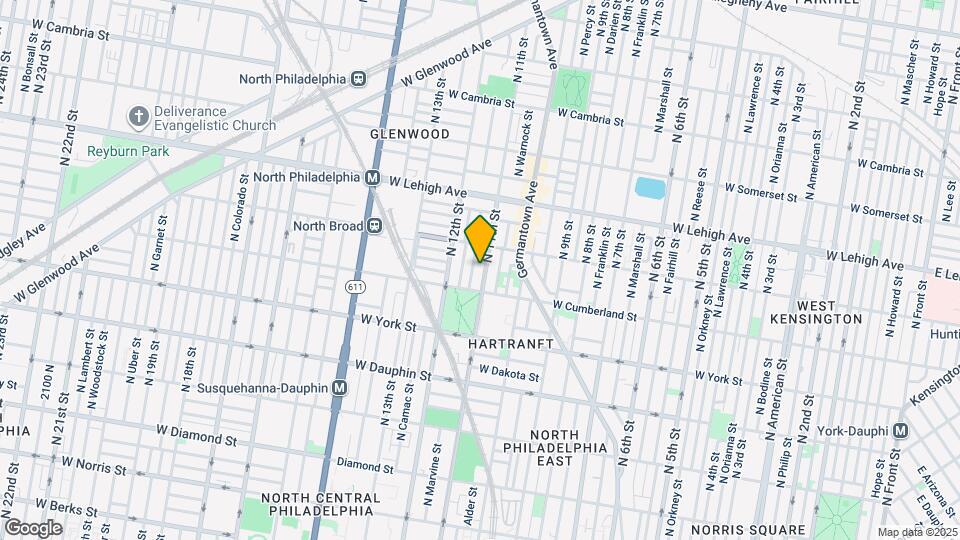 2528 N 11th St Map and Location Details