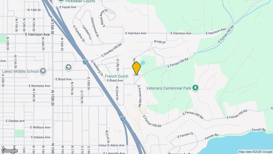 2535 E French Gulch Rd Map and Location Details