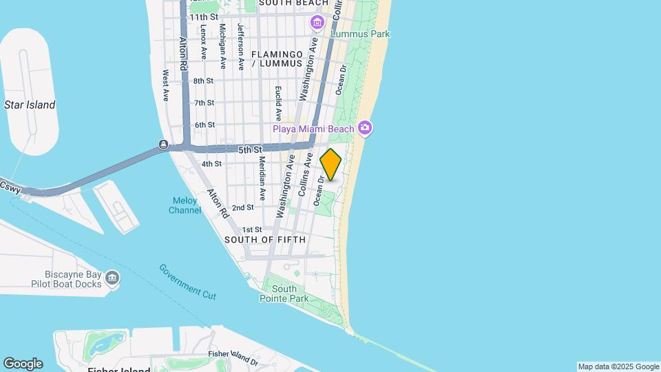321 Ocean Dr Map and Location Details