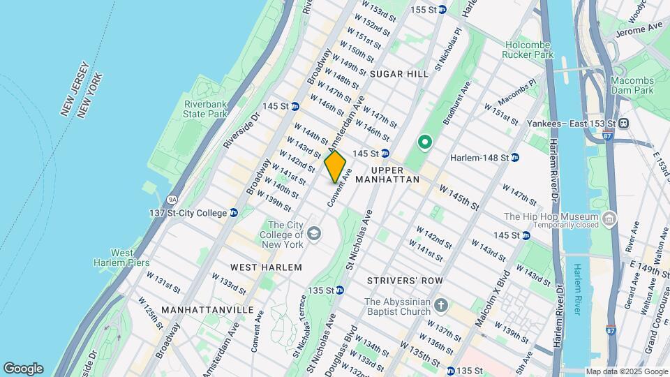 292 Convent Avenue Mapa y Detalles de la Ubicación