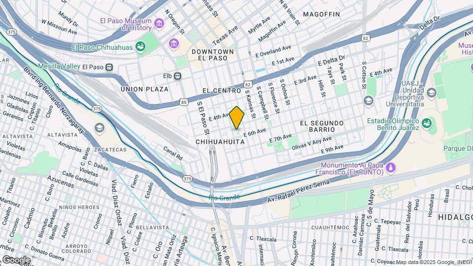 714 S Mesa St Map and Location Details