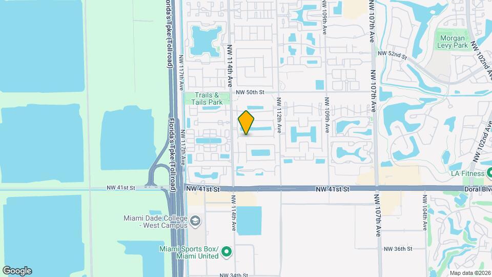 11344 NW 46th Ln Map and Location Details