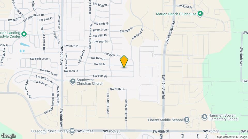 5327 SW 89th St Map and Location Details