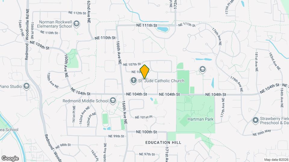 16809 NE 105th St Map and Location Details