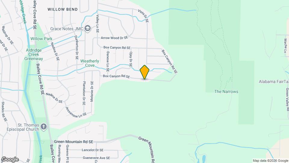 3014 Box Canyon Rd SE Map and Location Details