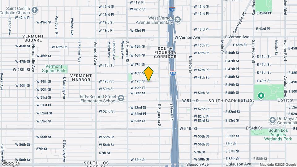600 W 49th St Map and Location Details