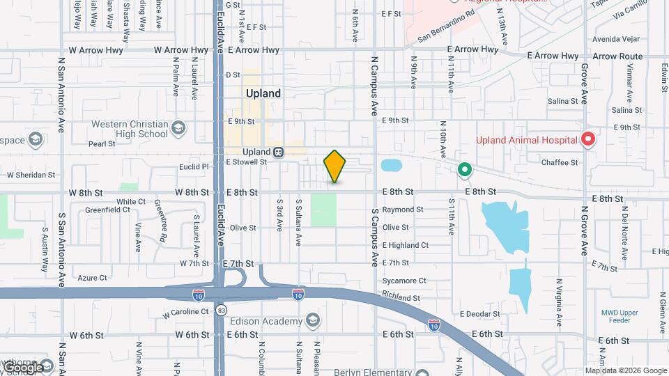 194 Olive Ave Mapa y Detalles de la Ubicación