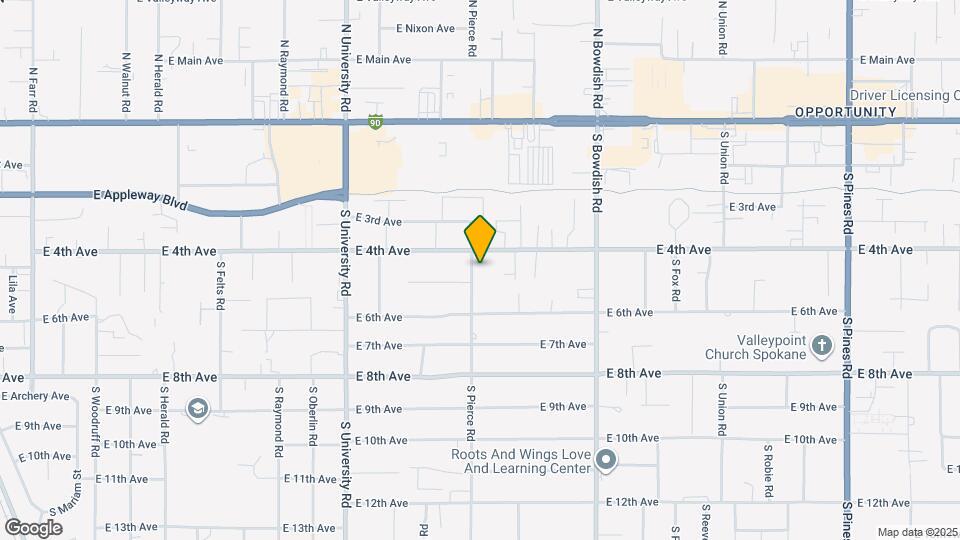 411 S Pierce Rd Map and Location Details