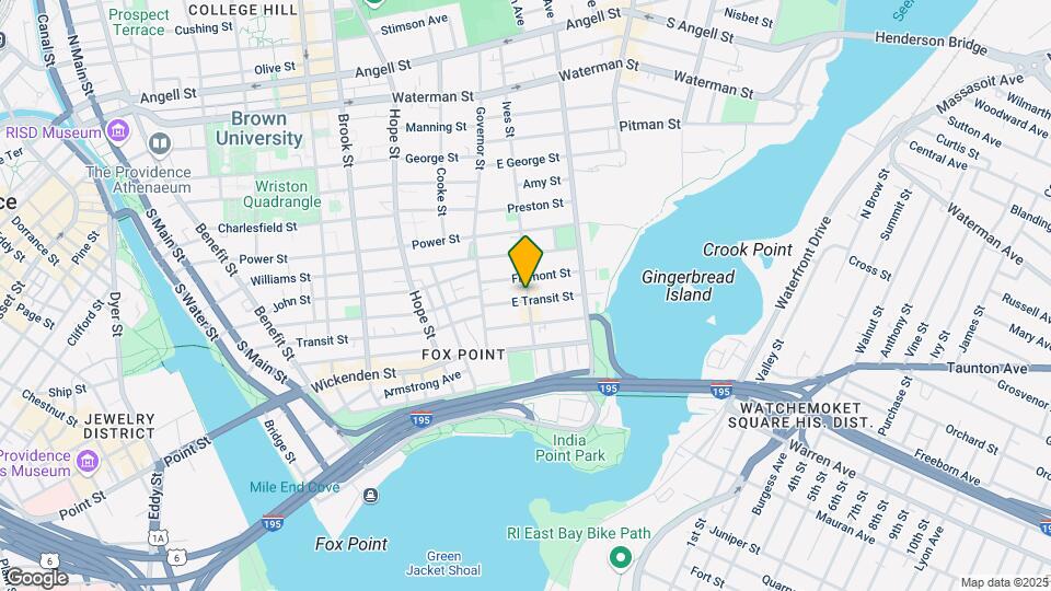 36 E Transit St Map and Location Details