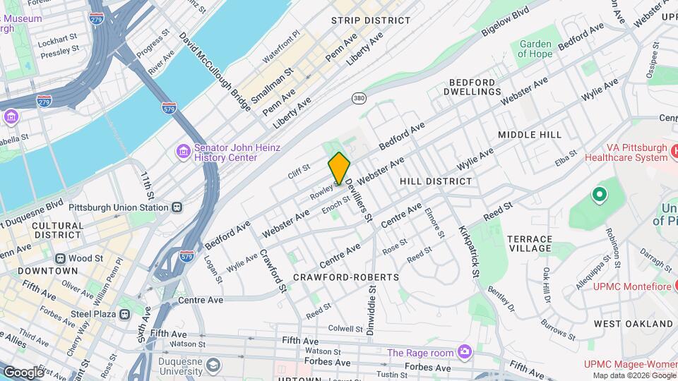 1917 Webster Ave, Unit Unit 2 Map and Location Details