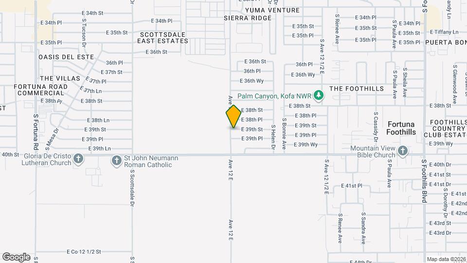 12115 E 39th St Map and Location Details