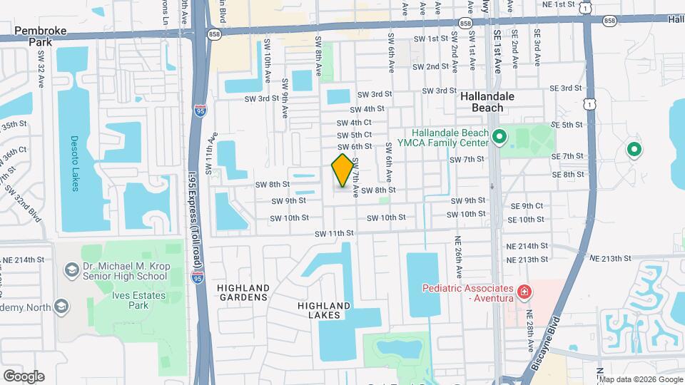 725 SW 8th St Map and Location Details