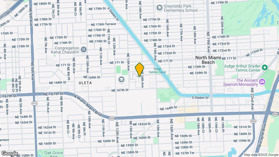 16790 NE 14th Ave Mapa y Detalles de la Ubicación