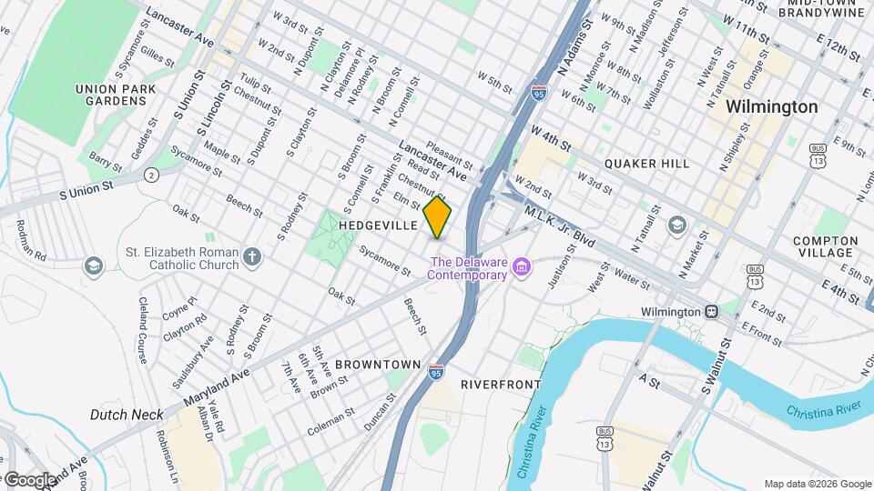 411 S Jackson St Map and Location Details